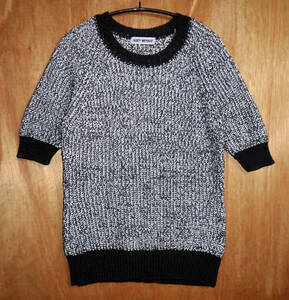 ◆美品 ISSEY MIYAKE イッセイミヤケ ケーブル編み 半袖ニット セーター Mサイズ