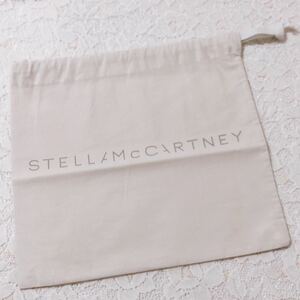 ステラ・マッカートニー「 Stella McCartney 」 小物保存袋（3789）正規品 付属品 内袋 布袋 巾着袋 23.5×22cm ライトグレー