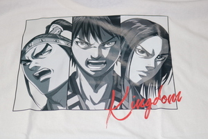 キングダム　オウホン　シン　エイセイ　サイズXL　Tシャツ　白　ユニセックス　KINGDOM　新品 未使用　