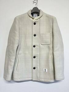 【入手困難】 BEDWIN ベドウィン N THREE ステンカラー コート 白 ホワイト ジャケット ブルゾン 3 美品
