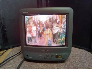 SONY KV-10PR1 トリニトロン カラーテレビ ブラウン管 テレビ 10インチ 2000年製 リモコン無 本体のみ 【保証品】