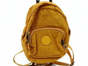 Kipling キプリング 2WAY リュック ショルダー バッグ 黄 ■■ ☆ dka1 レディース