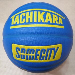 完売品「ballaholic TACHIKARA SOMECITY 公式球」バスケットボール 7号 人工皮革製 タチカラボーラホリック サムシティ(検)モルテン 