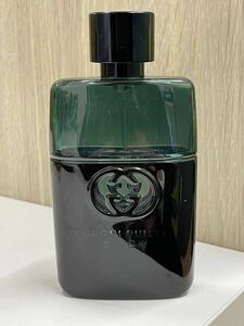 ［6393④］GUCCI GUILTY BLACK グッチ　ギルティ　ブラック　プールオム　オードトワレ　50ml 中古