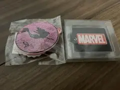 リトルマーメイドラインストーンキーホルダーとMARVELキーホルダー