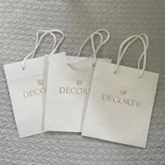 コスメデコルテ DECORTE ショップ袋【3枚セット】