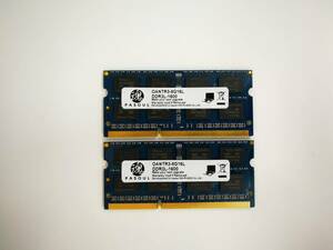 保証あり PASOUL DDR3L 1600 PC3L-12800 メモリ 8GB×2枚 計16GB ノートパソコン用 低電圧対応