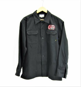 CALEE キャリー Cotton Twill L/S Wappen Work Shirt CL-20AW076 SIZE:M メンズ 衣類 □UF3625