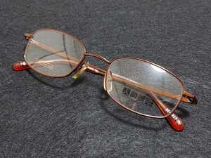 新品　KANSAI YAMAMOTO カンサイヤマモト　メガネ　眼鏡　高級感　上品　フルリム　チタン　ブラウン系
