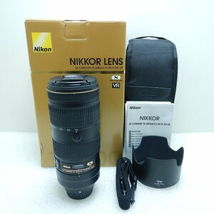 Nikon AF-S NIKKOR 70-200mm f/2.8E FL ED VR 大口径 望遠ズームレンズ Fマウント【中古】025