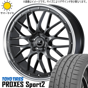 新品 アリスト セドリック 235/35R19 TOYO PROXESスポーツ2 アセット M1 19インチ 8.0J +35 5/114.3 サマータイヤ ホイール 4本SET