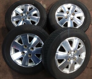 中古　ダイハツアトレーワゴン S321W　165/65R13 ダイハツ純正ホイールタイヤセット　グッドイヤー EG02 20年製造