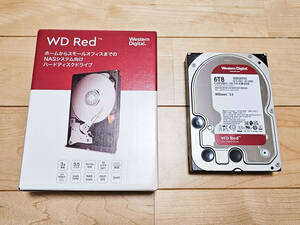 【中古】WD Red 3.5インチHDD 6TB WD60EFAX