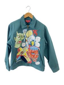 Supreme◆ジャケット/S/コットン/グリーン/Daniel Johnston Embroidered Work Jacket