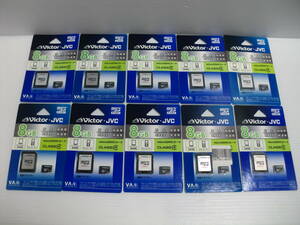 10枚セット　未使用・未開封品　8GB　Victor　microSDHCカード　microSDカード メモリーカード