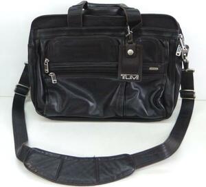 ☆TUMI ナパレザー ビジネスショルダーバック【96141BN4】USED品