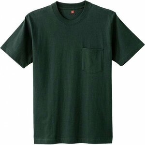 1606309-Hanes/BEEFY-T ポケットTシャツ 半袖Tシャツ トップス ヘビーウェイト 肉厚 メンズ/L