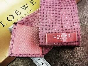 ●bv1157●良品●【ＬＯＥＷＥ】ロエベ【総ロゴ】ネクタイ