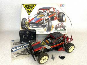 【組立品】タミヤ 1/10 電動RCカー ワイルドワン WILD ONE　KIT NO.5850 当時物 小鹿