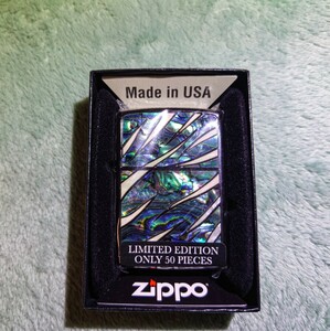 ZIPPO ジッポーライター ジッポライター 50個限定生産 ZPスリットシェル 貝貼り　希少　zippo　限定　新品未使用