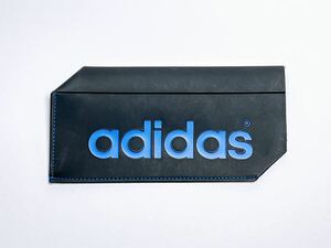 アディダス adidas メガネケース ★ 差し込み式 ソフトケース 黒 ビニール
