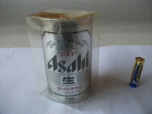 希少 レア 当時物 Asahi　スーパードライ 350ml　SD缶バンク 缶型 貯金箱 昭和レトロ ビンテージ