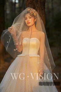 ウェディングドレス　結婚式 花嫁　二次会　ドレス　ブライダル XS-XL