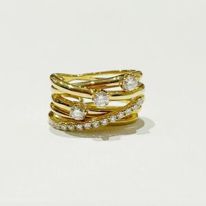 K18 ペンダントトップ ダイヤモンド 0.25ct ネックレストップ 750