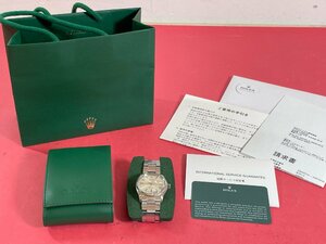 【即決有】ROLEX ロレックス M1601/4 OYSTER PERPETUAL DATEJUST SSシルバー デイトジャスト メンズ 自動巻 動作確認済み 2022/07/01OH済み