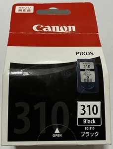 キャノン純正インク　BC-310 ブラックBlack　未使用未開封　取付期限2024年4月
