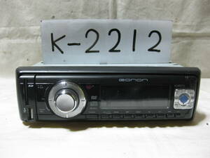 K-2212　EONON　イーオンオン　E0807J　フロント USB　DVDデッキ　未チェック品