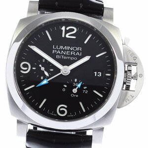 パネライ PANERAI PAM01360 ルミノール ビテンポ パワーリザーブ 自動巻き メンズ 極美品 箱・保証書付き_804145