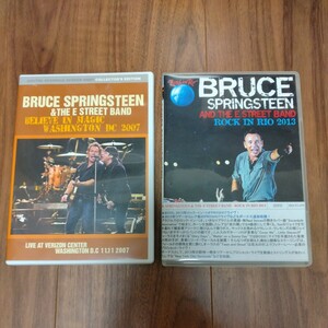 BRUCE SPRINGSTEEN AND E STREET BAND / ROCK IN RIO 2013 （2DVD) / BELIEVE IN MAGIC WASHINGTON DC 2007 （1DVD)