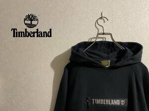 ◯ Timberland ジッパーテープ ロゴ フーディ / ティンバーランド スウェット パーカー ブラック 黒 XS Mens #Sirchive