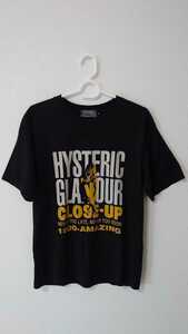 ヒステリックグラマー HYSTERIC GLAMOUR Tシャツ 黒　ブラック　送料無料