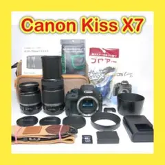 カンタン操作⭐️ダブルレンズ⭐️小型軽量⭐️高画質⭐️Canon kiss X7