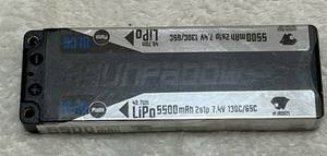 SUNPADOW Lipo Platin 5500mAh 7.4v 130c ULCG【中古品】