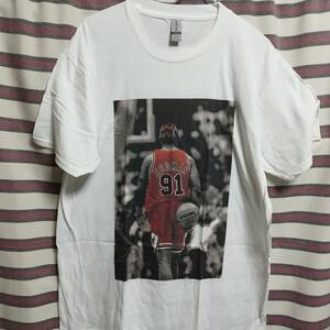 NBA デニスロッドマン DENNIS RODMAN 【Lサイズ】 送料無料☆新品 BIGプリントTシャツ☆