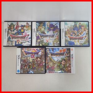 ◇動作保証品 ニンテンドーDS/3DS ドラゴンクエストIV 導かれし者たち/V 天空の花嫁/VI 幻の大地/VII/IX 5本セット SQUARE ENIX 箱説付【10