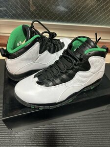 1円スタート 新品未使用 NIKE AIR JORDAN 10 RETRO US8.5 26.5cm dunk sb AF1 jordan fragment atmos