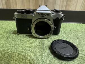 H5634 1円～ NIKON ニコン FE2 ボディ シャッターOK フイルムカメラ レトロ カメラ 一眼レフ 現状 