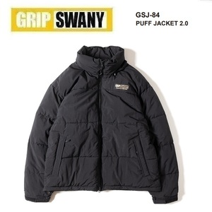 GRIP SWANY グリップスワニー パフジャケット2.0 ブラック XL　GSJ-84　メンズ　化繊ジャケット　保温　アウトドア　キャンプ