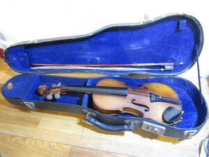 送料込　昔の子供用バイオリン　1/8サイズ　1954年製鈴木バイオリン　SUZUKI　当時のケース付き　
