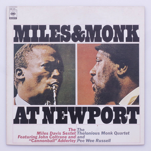 美盤　Miles&Monk At Newport / The Miles Davis Sextet　The Thelonious Monk Quartet　15AP541 