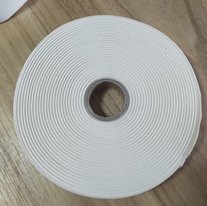 綿テープ　スタンプ タグテープ　平織りテープ　幅2.5cm　100m/巻き　タグ　ラベル印刷用テープ　はんこ　 DIY　手芸材料　生成り　