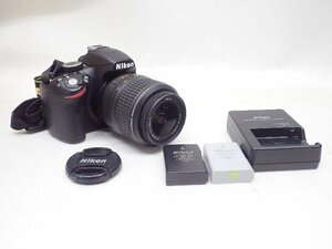Nikon ニコン D3200 デジタル一眼レフカメラ AF-S DX NIKKOR 18-55mm F3.5-5.6G VR レンズキット バッテリー2個付き ¶ 6DF85-2