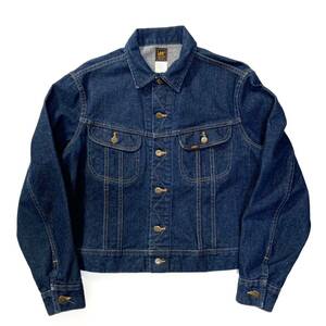 70s 80s Lee 202 101J 濃紺 ビンテージ デニムジャケット アメリカ製 usa old リー 42R 200 リーバイス 90s Levi