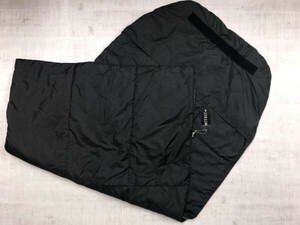 新品 MITSUI NY アウトドア レジャー キャンプ 防寒 封筒型 シュラフ 寝袋 布団 メンズ ナイロン100% 中綿ポリエステル Mサイズ 黒