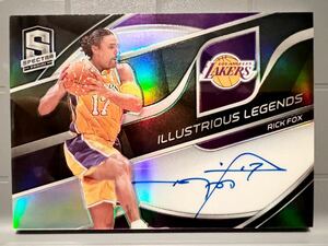 直書/99 Prizm Auto 19 Panini Spectra Rick Fox リック・フォックス NBA 直筆 サイン バスケ Lakers レイカーズ ユニフォーム 優勝 名選手