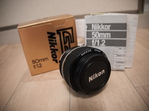 Nikon ニコン Ai　NIKKOR 50mm F1.2S　単焦点　オールドレンズ